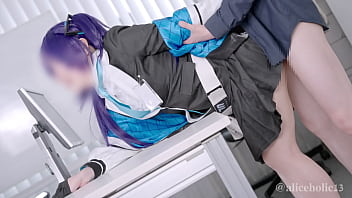 Hayase Yuka | Blue Archive Cosplay OfficeLove Hentai creampie compilação