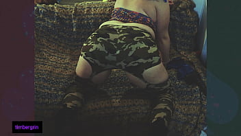 BBW Harley Quinn se masturba para Mr. J (filtro Grunge/sujo) *PRÉVIA*