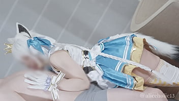 Idol Vtuber Cosplay compilação de creampie de sexo bruto