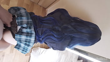 Uniforme escolar japonês JK, sexo cru, creampie