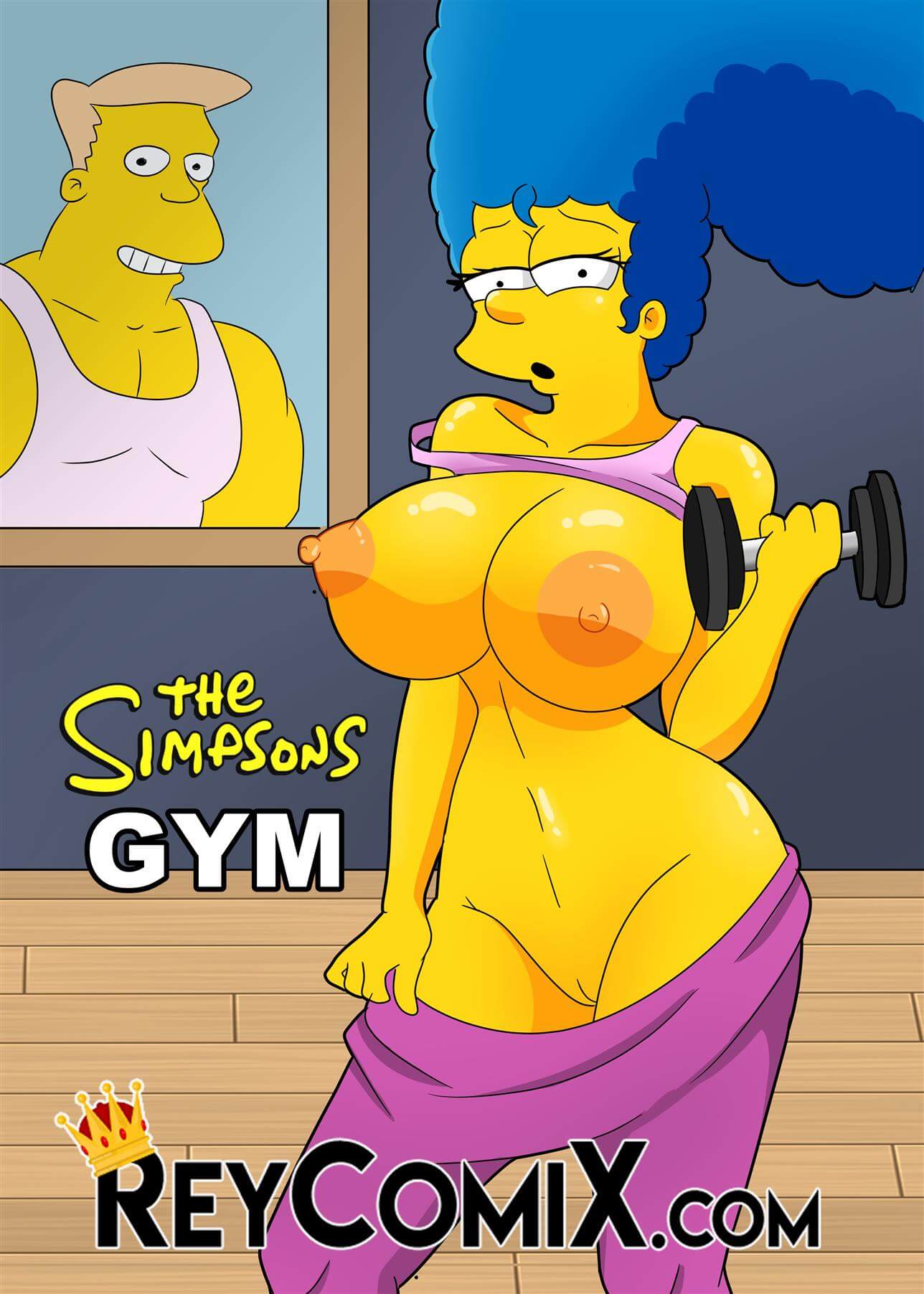 Os Simpsons Marge fazendo Sexo na Academia